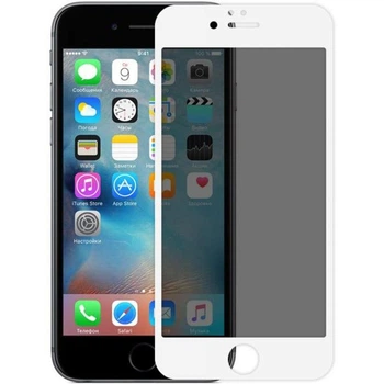 Защитное стекло Privacy 5D (тех.пак) для Apple iPhone 7 plus / 8 plus (5.5") Білий