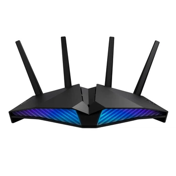 Бездротовий маршрутизатор Asus RT-AX82U (AX5400, Wi-Fi 6, 1xGE WAN, 4xGE LAN, 1xUSB 3.2, MU-MIMO, OFDMA, AiMesh, AURA RGB, 4 зовнішні антени)