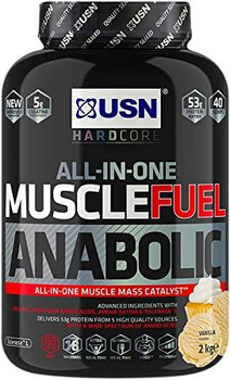Гейнер USN Muscle Fuel Anabolic 2000 г Ваніль (6009544953371)