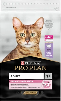 Сухий корм для кішок Purina Pro Plan Adult 1+ Delicate Digestion з індичкою