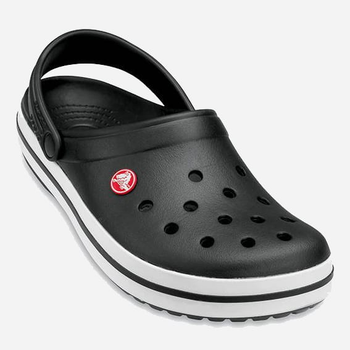 Чоловічі крокси Crocs Crocband Clog 11016-001 46-47 (M12) 28.8 см Чорні (883503476004)