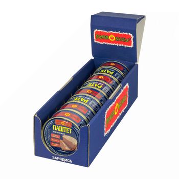 Паштет PowerBANKa з печіночкою 800 г (8х100 г)