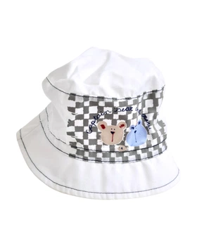 Панама із зав'язками для хлопчика р42-44 біла Польща Magrof 2920