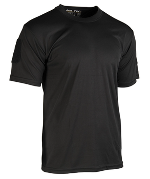 Тактична термоактивна футболка Mil-Tec 2XL чорна чоловіча футболка