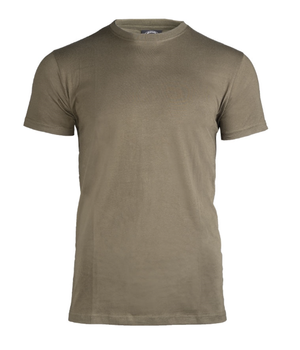 Футболка тактическая хлопок Mil-Tec XL мужская летняя футболка Оливковый