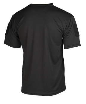Футболка тактическая мужская Mil-Tec M черная футболка летняя