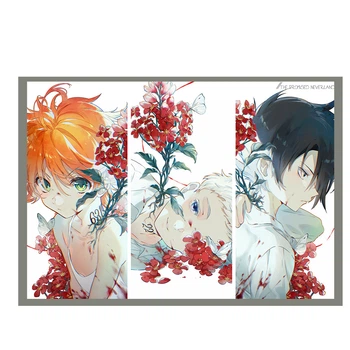 Постер плакат аніме Обіцяний Неверленд Yakusoku no Neverland 42х29 см А3 (poster_0471)