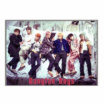Постер плакат BTS Bangtan Boys 42х29 см А3 (poster_0678)