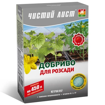 Добриво для розсади Чистий Лист 300 г / 300 г