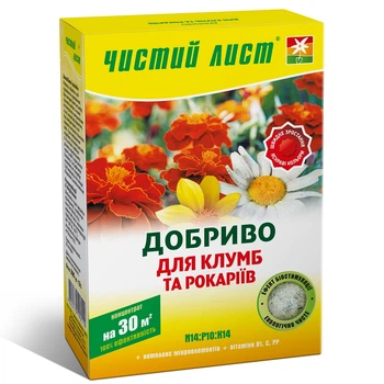 Удобрение для клумб и рокариев Чистый Лист / 300 г