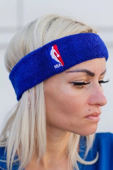 Повязка на голову NBA one size синяя