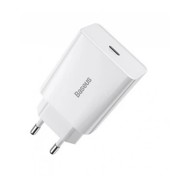Мережевий зарядний пристрій Baseus Speed Mini Quick Charger USB-C 20W EU White