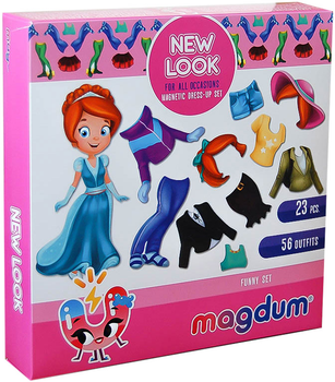 Игровой набор магнитов-аксессуаров с куклой Magdum New look (ML4031-14 EN) (4820215152624)
