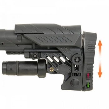 Приклад Long Multi Position Sniper Mk.2 Srs CAA Black (Черный)
