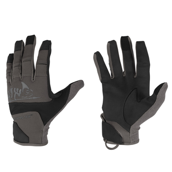 Рукавички Range Tactical Gloves Hard Helikon-Tex Black/Shadow Grey XL Тактичні