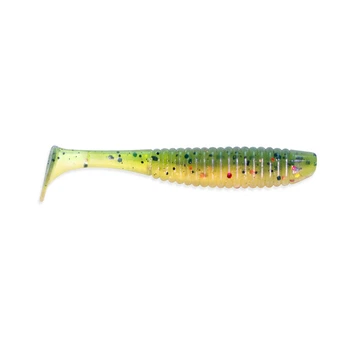 Съедобный силикон Angry Baits Виброхвост Slim PT 2,8'' цвет 10 6 шт