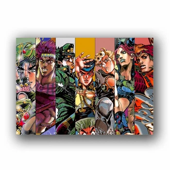 Постер плакат аніме ДжоДжо JoJo's Bizarre Adventure 42х29 см А3 (poster_694)