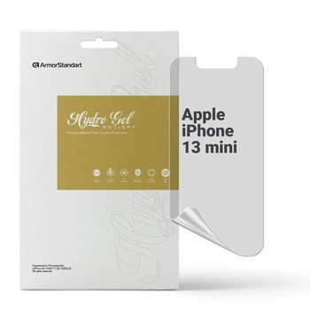 Защитная пленка для Apple iPhone 13 mini гидрогелевая конфиденциальная противоударная бронепленка Anti-spy на телефон ArmorStandart защита стекла антишпион пленка (ARM60122)