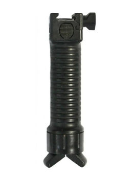 Рукоятка переноса огня с сошками ручки вертикальная US Army Grip Pod Bipod GPS Military Черный