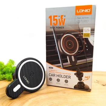 Автомобильный держатель в решетку LDNIO MA20 Wireless MagSafe 15W