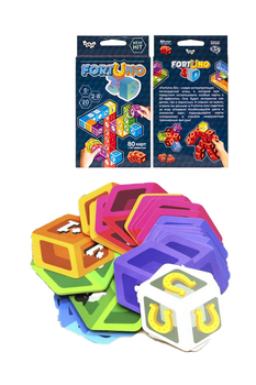 Настільна розвиваюча гра "Fortuno 3D" колір різнокольоровий Danko Toys ЦБ-00166095