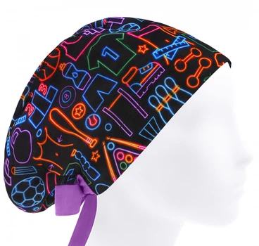 Медицинская шапочка женская HeadwearUniverse универсальная принт Спорт