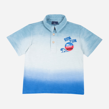 Дитяча футболка-поло для хлопчика Chicco Polo 09033564000000-081 116 см Блакитна (8054707721029)