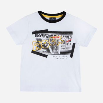 Дитяча футболка для хлопчика Chicco T Shirts 09067290000000-033 110 см Біла (8059609072828)