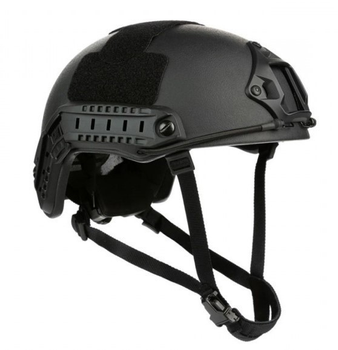 Баллистическая шлем-каска Fast черного цвета стандарта NATO (NIJ 3A) M/L