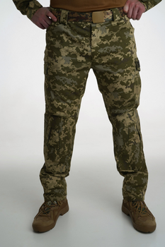 Тактичні брюки ріп-стоп з кишенями для наколінників SM Group размер М Піксель