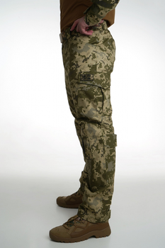 Тактические брюки рип-стоп с карманами для наколенников SM Group розмір М Пиксель