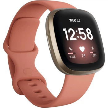 Смарт-часы Fitbit Versa 3 Pink Clay/Soft Gold Aluminum (FB511GLPK)