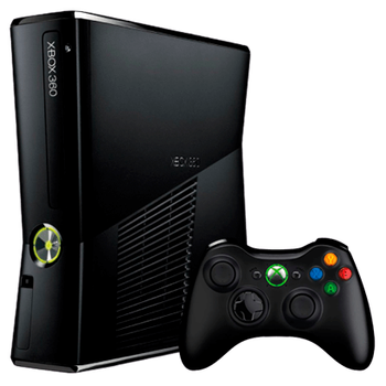 Консоль Microsoft Xbox 360 Slim Freeboot 500GB Black + 5 Вбудованих Ігор Б/У