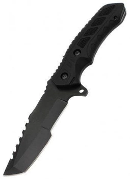 Туристический охотничий нескладной нож JCF JGF28 (Черный)