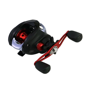 Катушка мультипликаторная для рыбалки Reelsking GLE 201 Black-Red Right для спиннинга (SK-N5449-17131S)