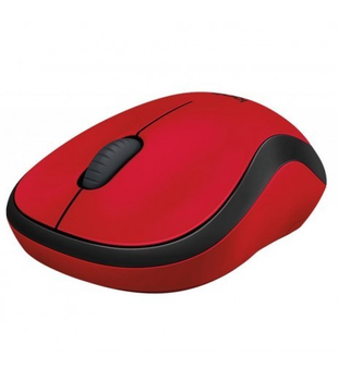 Безшумна бездротова миша LOGITECH M220 Silent Red (910-004880)