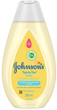 Пенка-шампунь Johnson’s Baby От макушки до пяток 300 мл (3574669909969/3574669909976)