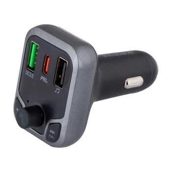 FM-трансмитер Borofone BC38 Soaring QC3.0 Bluetooth V5.0 fm модулятор для авто