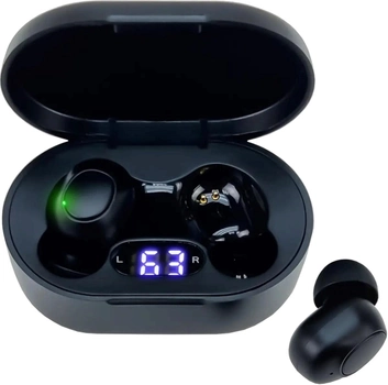 Слуховий апарат Cleartone V100 з двома TWS навушниками та портативним боксом для зарядки Black