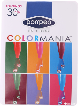 Леггинсы Pompea PM106 30 Den 1/2-S Синие (200643451)