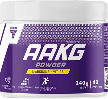 Aminokwas Trec Nutrition AAKG Powder 240 g Jar Grapefruit (5902114040376)
