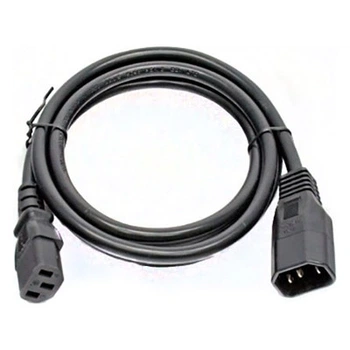 Кабель питания Kingda PC6063-3m C14-С13 Черный