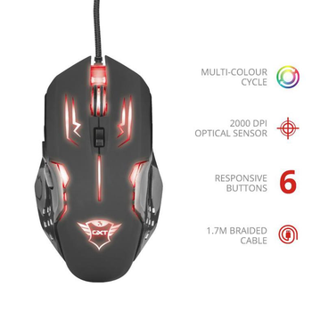 Мышь TRUST GXT 108 Rava Illuminated Gaming mouse (22090)