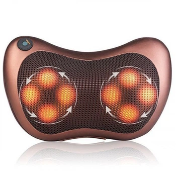 Бездротова роликова масажна подушка з інфрачервоним прогріванням Massage Pillow 8028