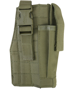 Кобура під пістолет KOMBAT UK Molle Gun Holster with Mag Pouch Uni оливковий (kb-mgh-olgr)