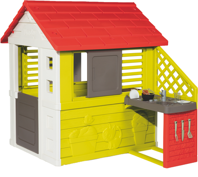 Smoby Toys Słoneczny domek z letnią kuchnią (7600810713)