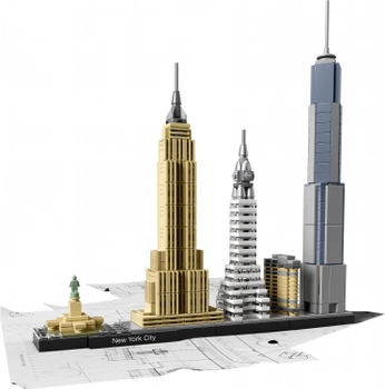 Конструктор LEGO Architecture Нью-Йорк 598 деталей (21028)