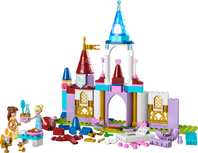 Zestaw klocków LEGO Disney Princess Kreatywne zamki księżniczek Disneya 140 elementów (43219)
