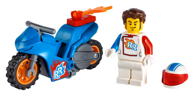 Zestaw klocków LEGO City Stuntz Rakietowy motocykl kaskaderski 14 elementów (60298)