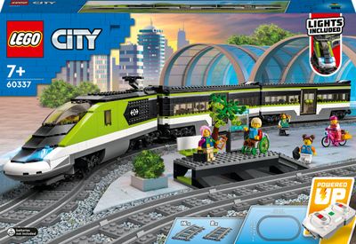 Zestaw klocków LEGO City Trains Ekspresowy pociąg pasażerski 764 elementy (60337)